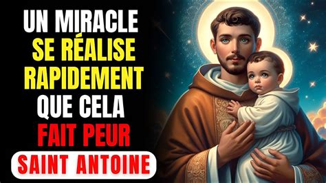 Prière Puissante pour Recevoir un Miracle Urgent Saint Antoine de