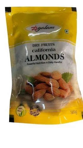 250gm California Almond Grade A Grade Packaging Type Packet At Rs