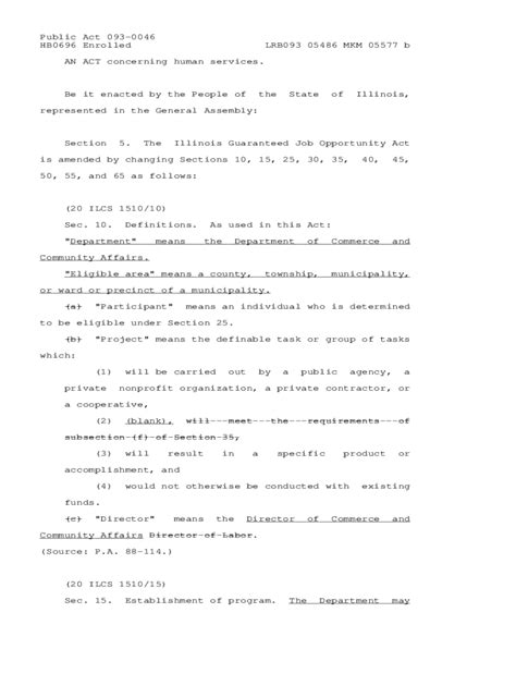 Fillable Online Illinois General Assembly Full Text Of Public Act