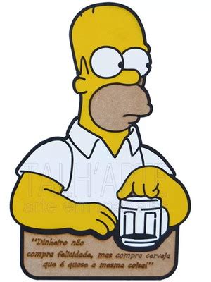 Quadro Homer Simpson Compre Produtos Personalizados No Elo