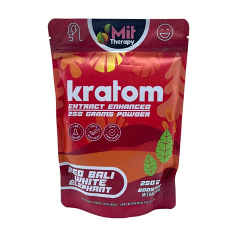 Buy Mit Therapy Red Bali White Elephant Extract Enhanced Kratom Powder