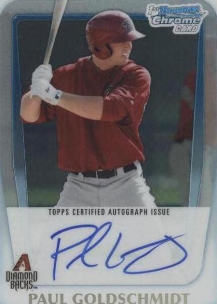 Bowman Chrome Prospects Autograph Refractor Bcp Paul