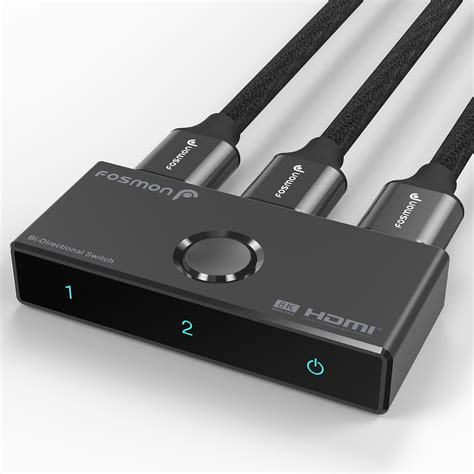 Hdmi 21 Switch 8k60hz Xaosun 8k Hdmi Splitter Bi