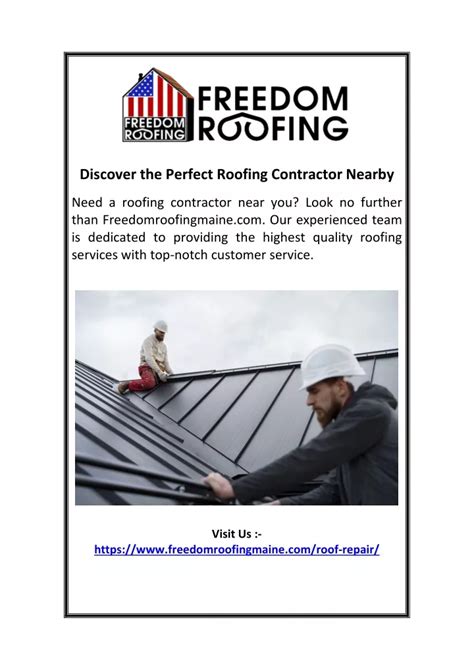 Ppt Discover The Perfect Roofing Contractor Nearby Powerpoint