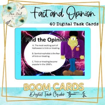 Halloween Fact And Opinion Boom Cards Speech Therapy Distance Learning