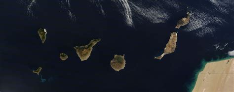 Canary Islands Map and Satellite Image