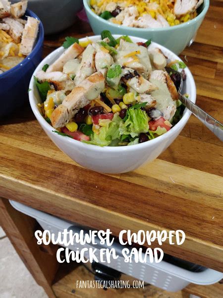 Fantastical Sharing Of Recipes Southwest Chopped Chicken Salad