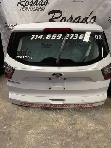 Tapa Quinta Puerta Ford Escape Meses Sin Inter S