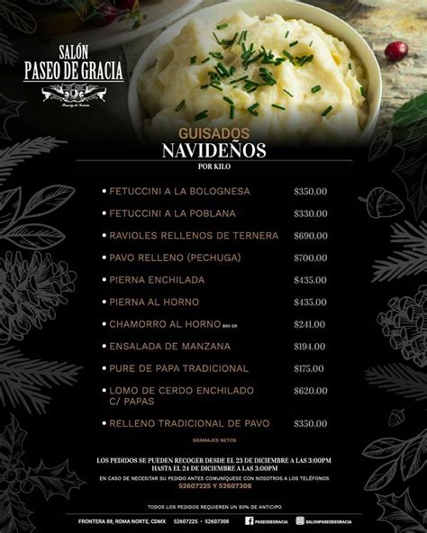 Carta del restaurante Cantina El Afán Mexico