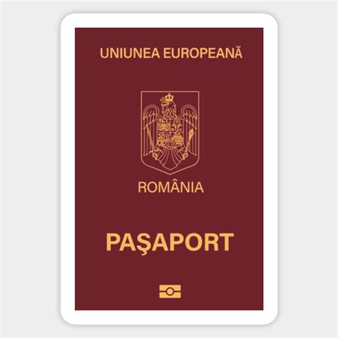 Romanian Passport Sticker