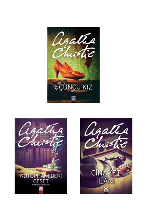 Altın Kitaplar Cep Boy Agatha Christie 3 Kitap Set Üçüncü Kız