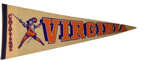 Uva Football Memorabilia Vintage Pennants And Banners