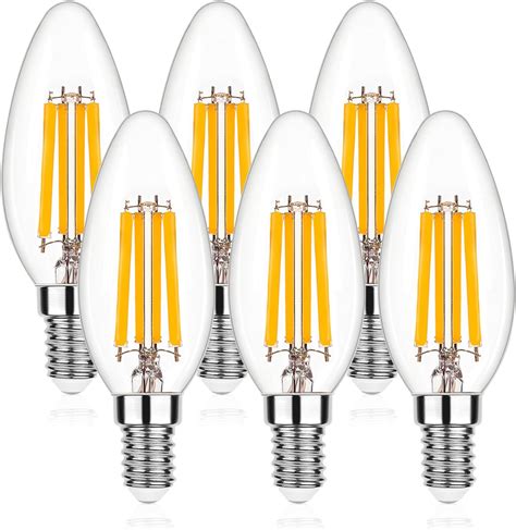 Genixgreen E14 Dimmable Led Bulbcandle Bulb Small Screw 60w 80w Equivalent Ses 65w Led