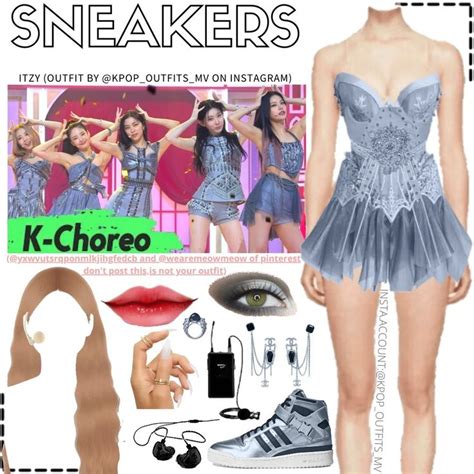 ITZY - SNEAKERS LIVE PERFORMANCE INSPIRED OUTFIT 1 (@KPOP_OUTFITS_MV ON ...