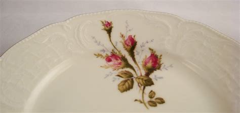 Rosenthal MOSS ROSE SANSSOUCI IVORY Bread Butter Dessert Plate S 6 7