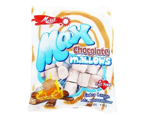 Mello Max Chocolate Mallows Extra Large Marshmallow 135g