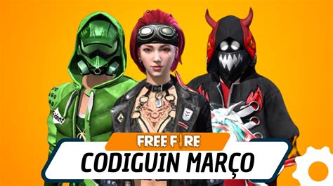 CODIGUIN FF código Free Fire para MARÇO de 2024 veja como resgatar