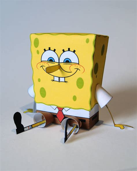 Spongebob Papercraft by kamibox on DeviantArt