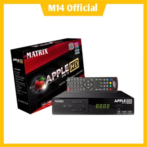 Jual Set Top Box Matrix Apple Merah Full Hd DVB T2 C STB Matrix STB