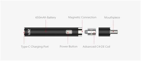 Yocan Zen Concentrate Vaporizer 650mah