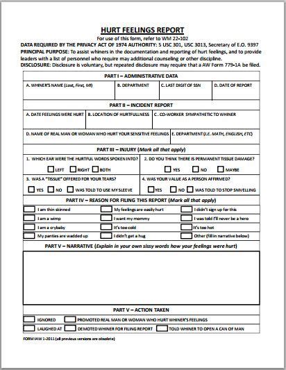 Hurt Feelings Report Template 13 Professional Templates Professional Templates