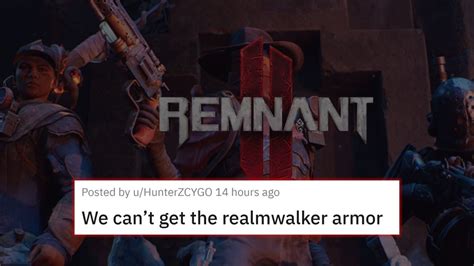 Remnant 2 Realmwalker Explorer Armor Set Missing Or Not Showing In