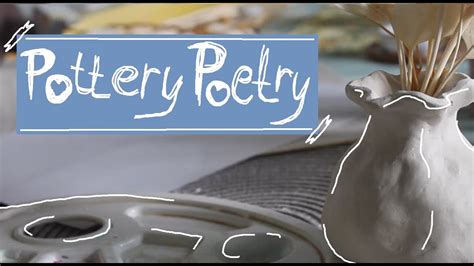 Pottery Poetry Töpfern mit lufttrocknendem Ton calming no