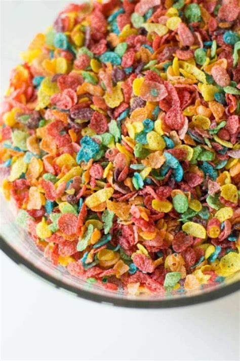 Fruity Pebbles Marshmallow Treats - Spaceships and Laser Beams