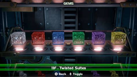 Luigi S Mansion All Gem Locations Floor Twisted Suits Youtube