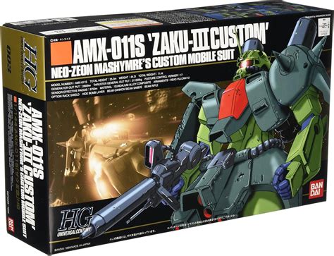 Amazon Bandai Hobby 3 AMX 011S ZAKU III Custom Bandai HGUC