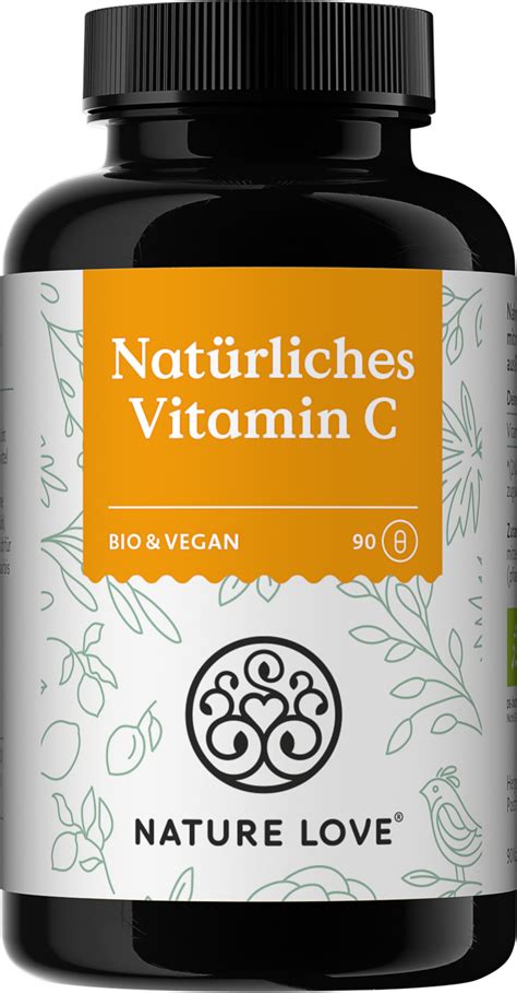 Bio Nat Rliches Vitamin C Kapseln Nature Love Vitalabo