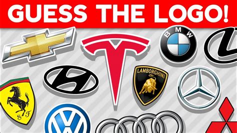 Guess The Car Brand Logo Quiz Youtube