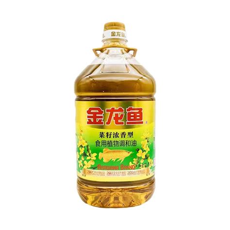 金龙鱼菜籽油浓香型植物调和油5l桶 4桶箱 融创集采商城