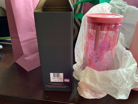 Ready Stock 2023 Pink Doodle Tumbler Blackpink X Starbucks Collection