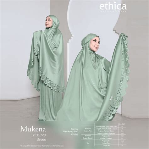 Mukena Renda Bawah Ethica Dengan Desain Yang Elegant