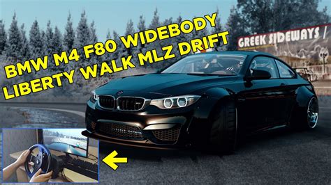 Assetto Corsa Bmw M4 Liberty Walk Drift Thrustmaster T150 Gameplay Youtube