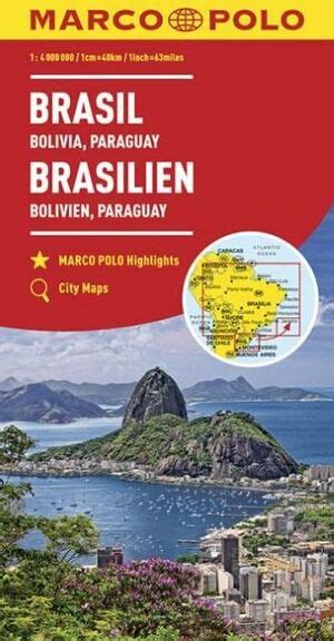 Marco Polo Wegenkaart Brazili Bolivia Paraguay Zwerfkei Nl