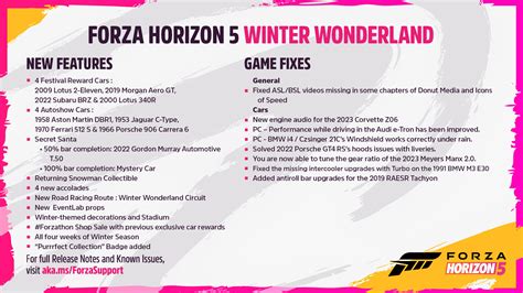 Fh5 Release Notes December 5th 2023 Rforzahorizon