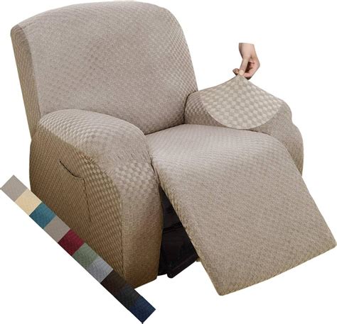 Hiseng Jacquard Funda para Sillón Reclinable 1 Plazas Color Sólido