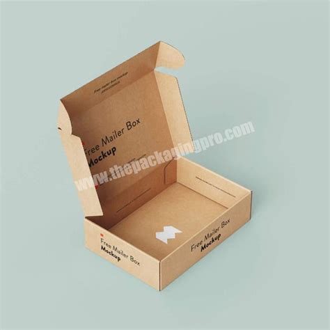 Eco Friendly Durable Natural Custom Logo Pack Folding Shipping Mailing