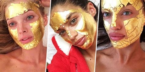 Victorias Secret Gold Mask Mimi Luzon 24 Karat Face Mask Review