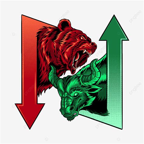 Bullish Bearish Vector Hd PNG Images, Bearish And Bullish In The ...