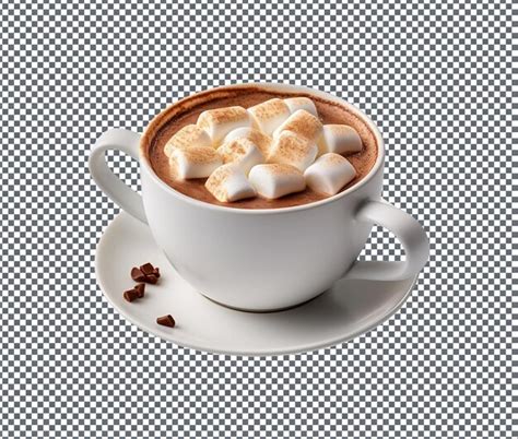 Premium PSD So Yummy Hot Chocolate Coffee Isolated On Transparent Background