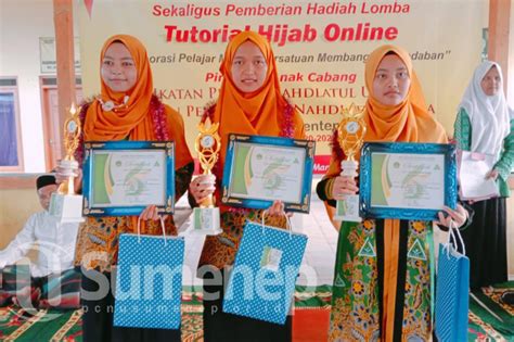 Warnai Harlah Ippnu Ke Pelajar Lenteng Gelar Lomba Tutorial Hijab