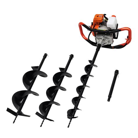 Yiyibyus Cc Post Hole Digger Stroke Petrol Gas Powered Auger Earth