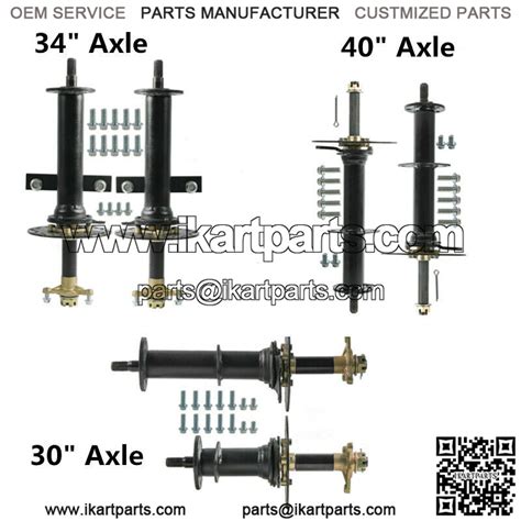 Go Kart Differential Rear Axle Assembly Kit For Electric Trike Quad Atv