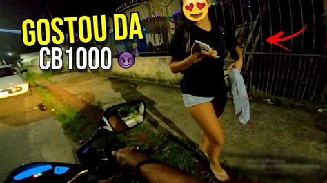 FIZ UBER MOTO DE CB1000 SÓ O CANO YouTube