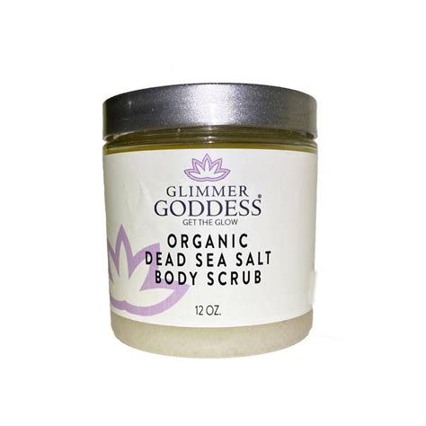 Organic Body Scrub With Dead Sea Salt And Shea Butter