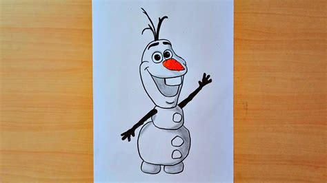 How To Draw Olaf Step By Step Disney Frozen Youtube