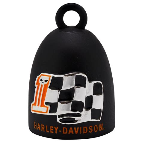 Harley Davidson Checkered Flag 1 Skull Ride Bell Hrb119 Daytona Harley Davidson